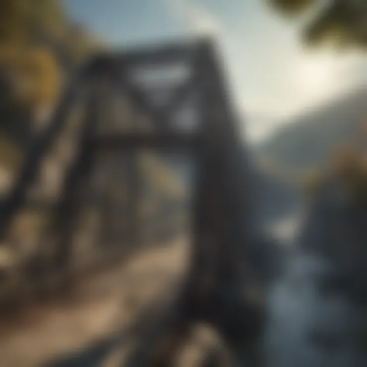 Harpers Ferry Bridge connecting two states