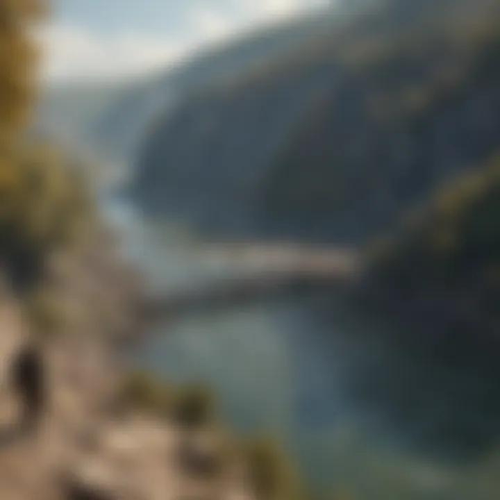 Shenandoah and Potomac Rivers Confluence at Harpers Ferry