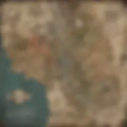 Map showcasing Minerva's locations in Fallout 76