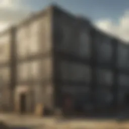 Modern Storage Facility Exterior