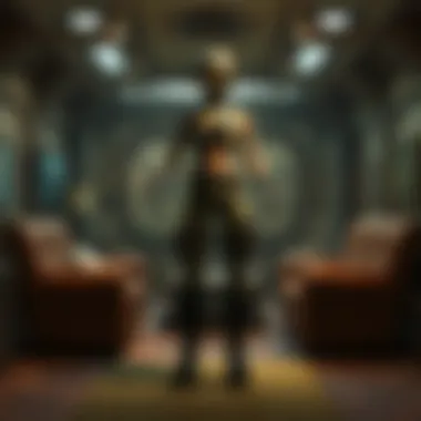 An abandoned exhibit showcasing forgotten technology.