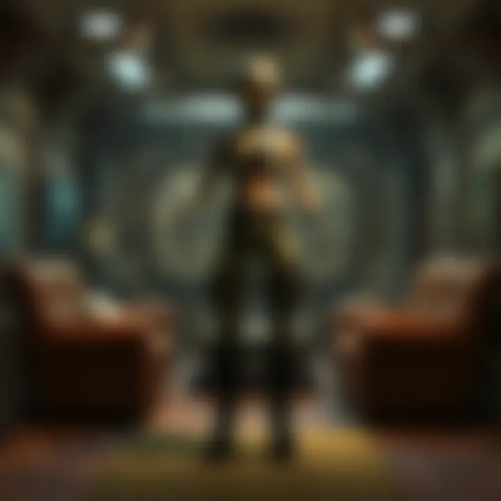 An abandoned exhibit showcasing forgotten technology.