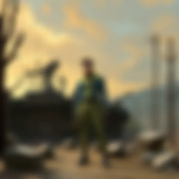 A landscape of desolation reflecting forgotten narratives.