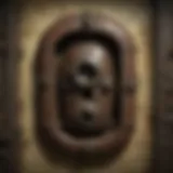 Mysterious keyhole detail in Blackwell Manor Escape Room