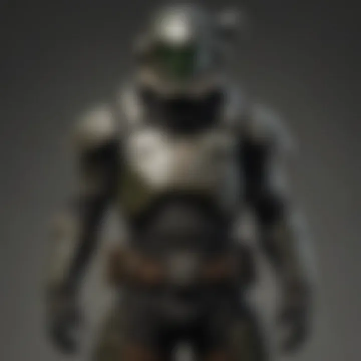 Detailed view of NCR Ranger Armor showcasing its iconic design