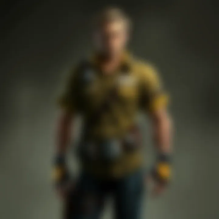 Design Details of the NCR Shirt NCR shirt showcasing design details