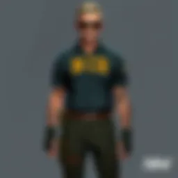 Detailed view of the NCR shirt showcasing its emblem