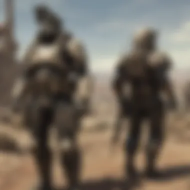 NCR Soldiers on Patrol NCR soldiers in a strategic formation