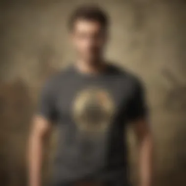 Showcasing the NCR T-Shirt with Fallout Memorabilia NCR t-shirt displayed with Fallout collectibles