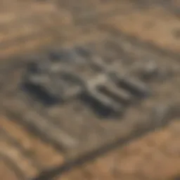 Aerial view of Nellis Air Force Base