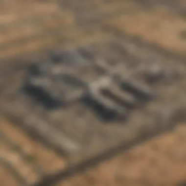 Aerial view of Nellis Air Force Base