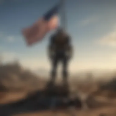 Iconic Flagpole Silhouetted Against the Sky