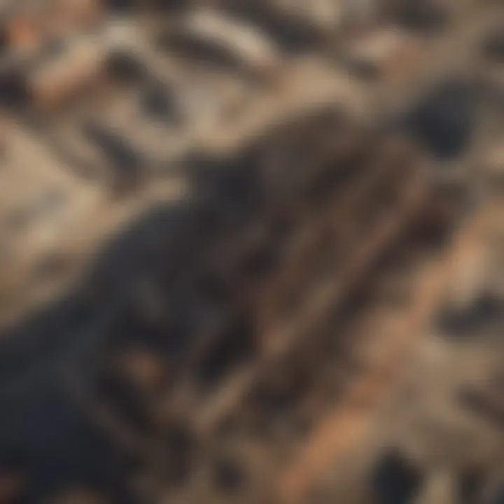 Panoramic cityscape view with a roller coaster weaving through Vegas skyline