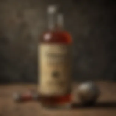 Functional Elements: Bourbon in Gameplay Scene depicting an empty bourbon bottle integrated into a player's environment, highlighting its practical use in gameplay.