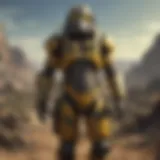 Radiation-Proof Suit in Wasteland