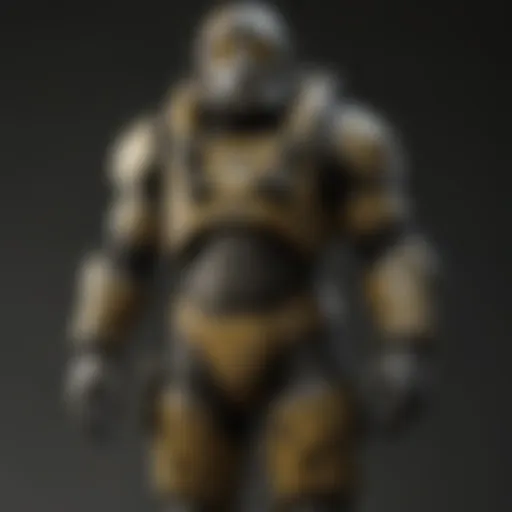 Detailed view of advanced radiation resistant suit technology