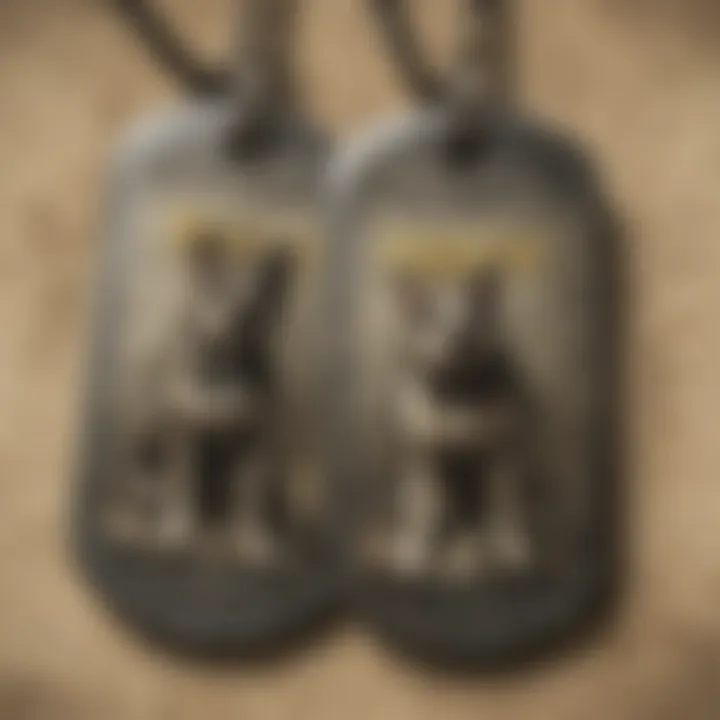 Illustration of gameplay mechanics involving Raiders Dog Tags