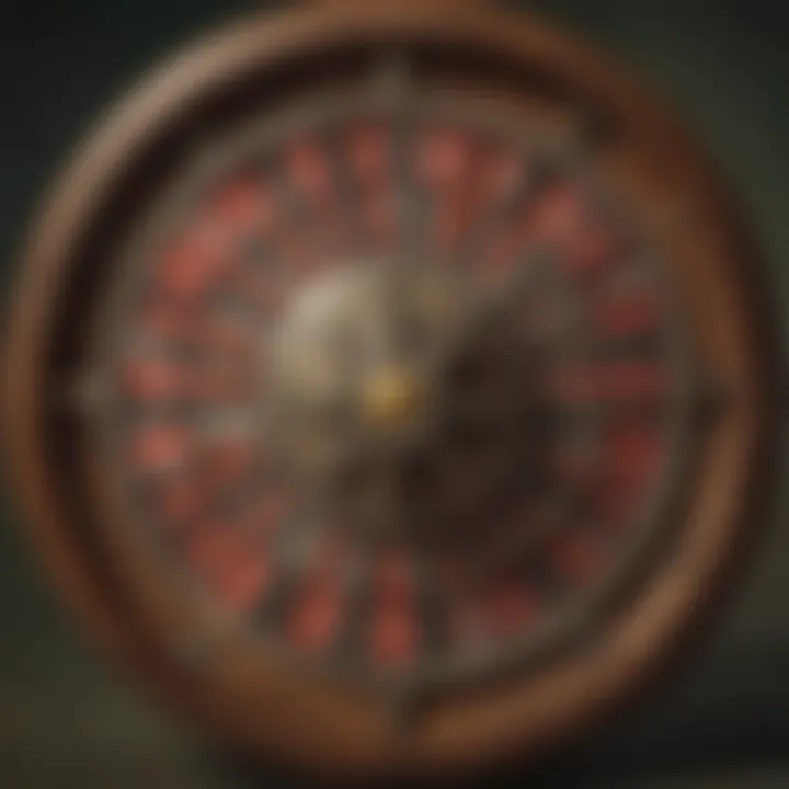 Mysterious allure of a spinning roulette wheel