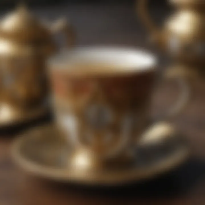 Intricate Gold Detailing on Royal Grafton Tea Cup