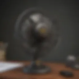 Sleek and Modern Desk Fan Design