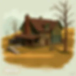 The Abernathy homestead in the Fallout universe