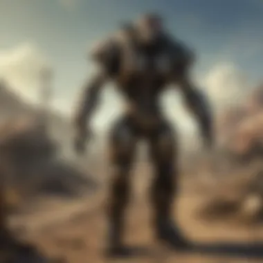 Survival and Mutation in Fallout Artistic depiction of the themes of survival and mutation in the Fallout universe