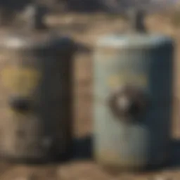 Diverse designs of survival water cans