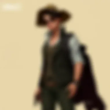 An urban setting with a person confidently wearing a vest