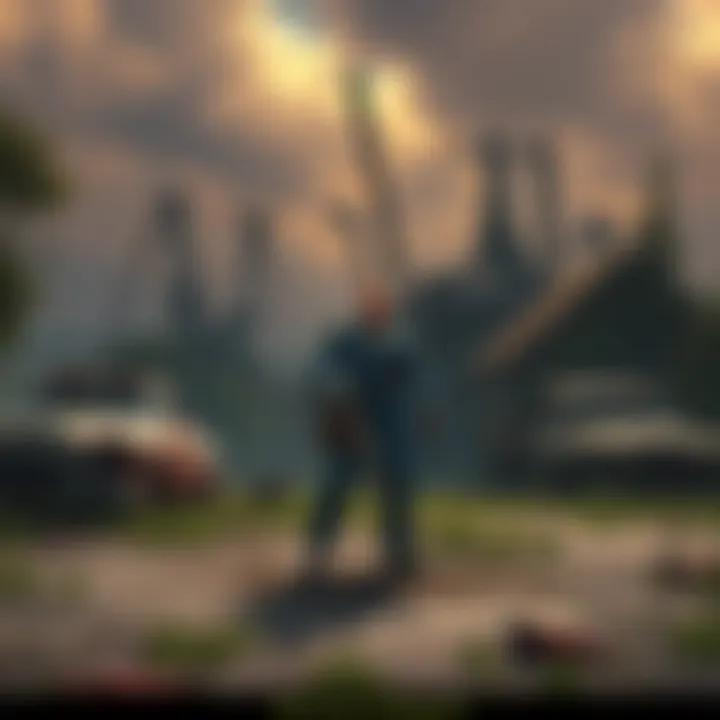 Themes of Survival and Decay in the Junkyard A montage showcasing the thematic elements of survival and decay within the junkyard.