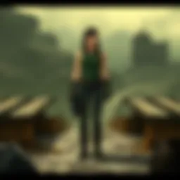 A dystopian landscape reflecting the harsh realities of the Fallout universe