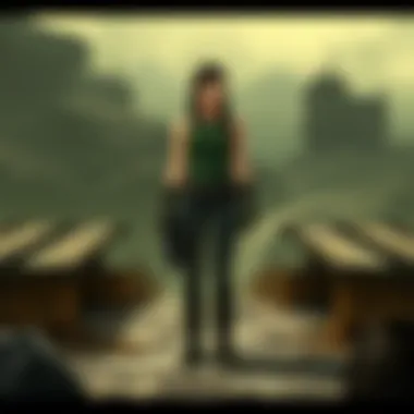 Dystopian Landscape in Fallout A dystopian landscape reflecting the harsh realities of the Fallout universe