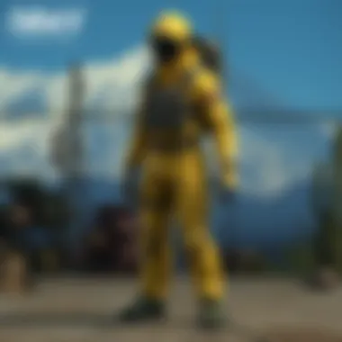 Real-World Suit Testing Scenarios A user testing a radiation suit in a controlled environment