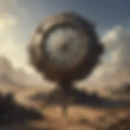 The Fallout Clock symbolizing the passage of time in the wasteland