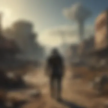 Dystopian Landscape of Fallout Dystopian landscape representing the Fallout universe