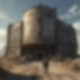 A digital representation of the Fallout universe showcasing iconic locations