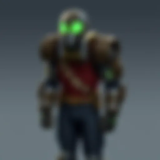 A futuristic representation of Pip-Boy alongside a modern Galaxy Watch