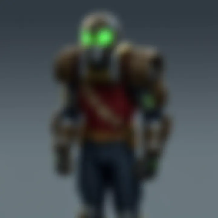 A futuristic representation of Pip-Boy alongside a modern Galaxy Watch