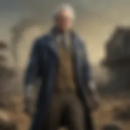 Concept art illustrating Doctor Johnson's pivotal role in the Fallout universe