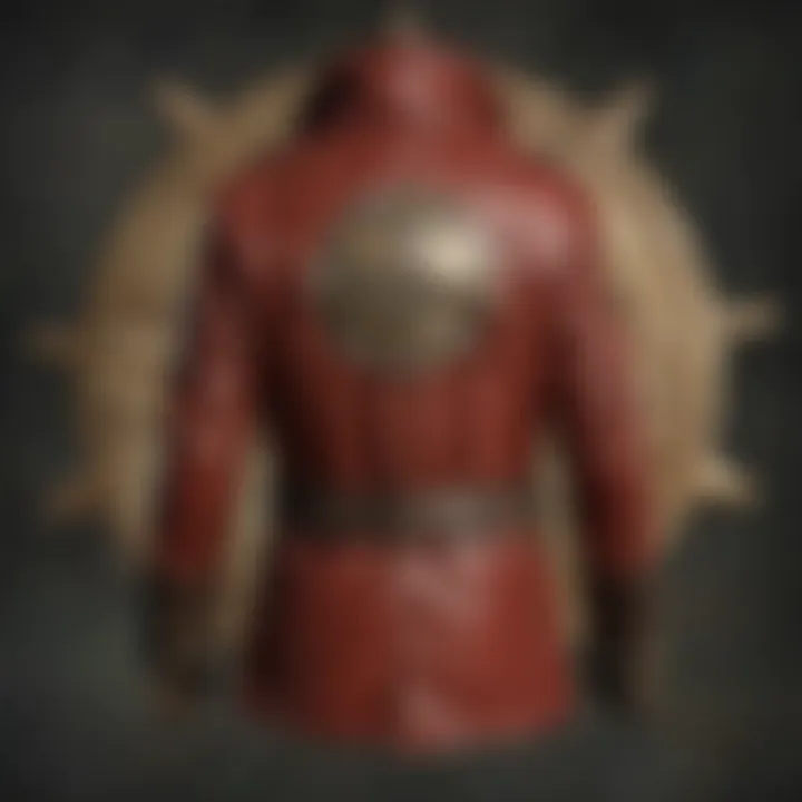 Scene depicting the red leather coat as a symbol of identity and resilience in a Fallout narrative