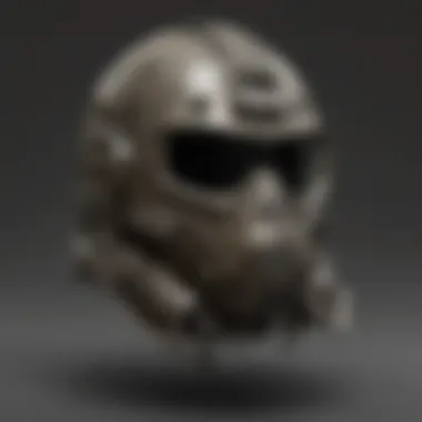 Modern adaptation of spike helmet design