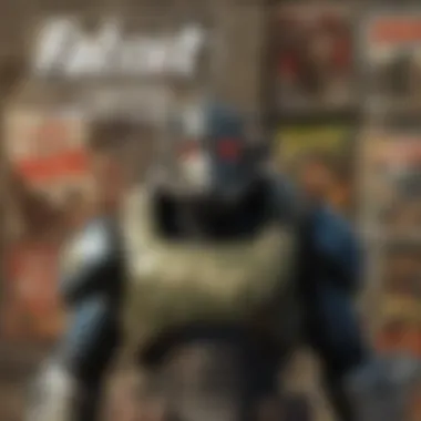 Artistry Revealed: A Close-Up of Comic Book Covers Close-up on Comic Book Covers on a Spinning Rack