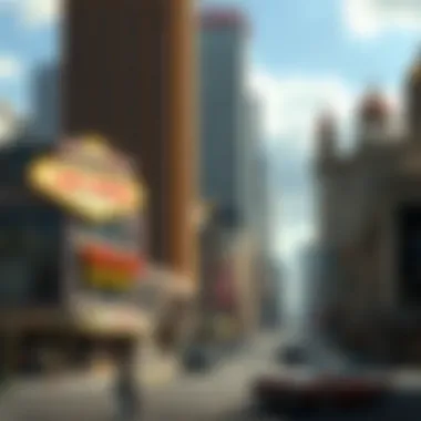 Architectural Wonders of the Strip Architectural marvels along the Las Vegas Strip, highlighting iconic hotels and casinos.