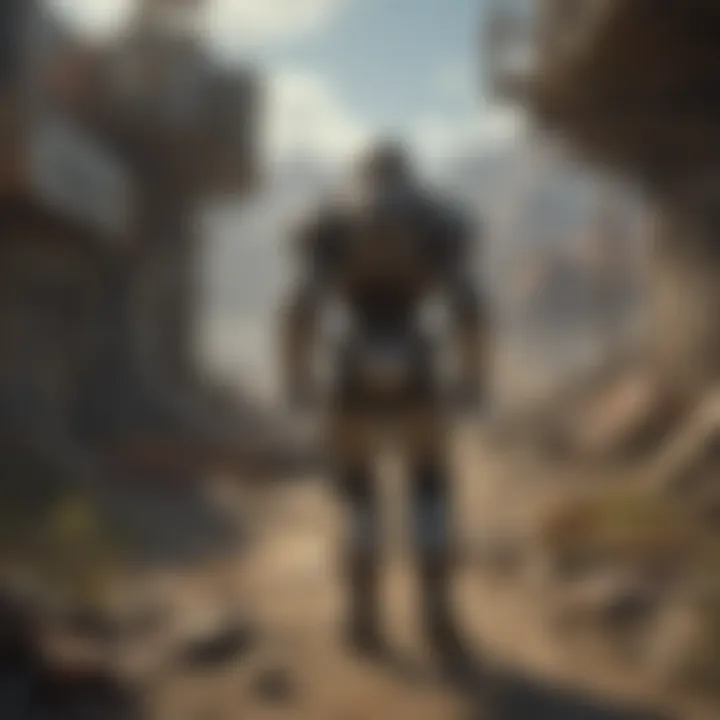 Symbolic representation of hope in a post-apocalyptic landscape