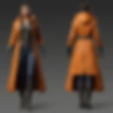 A collection of different western duster variations showcased in an artful display