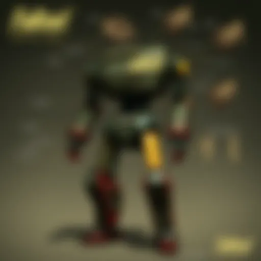 Detailed schematic of a Sentry Bot
