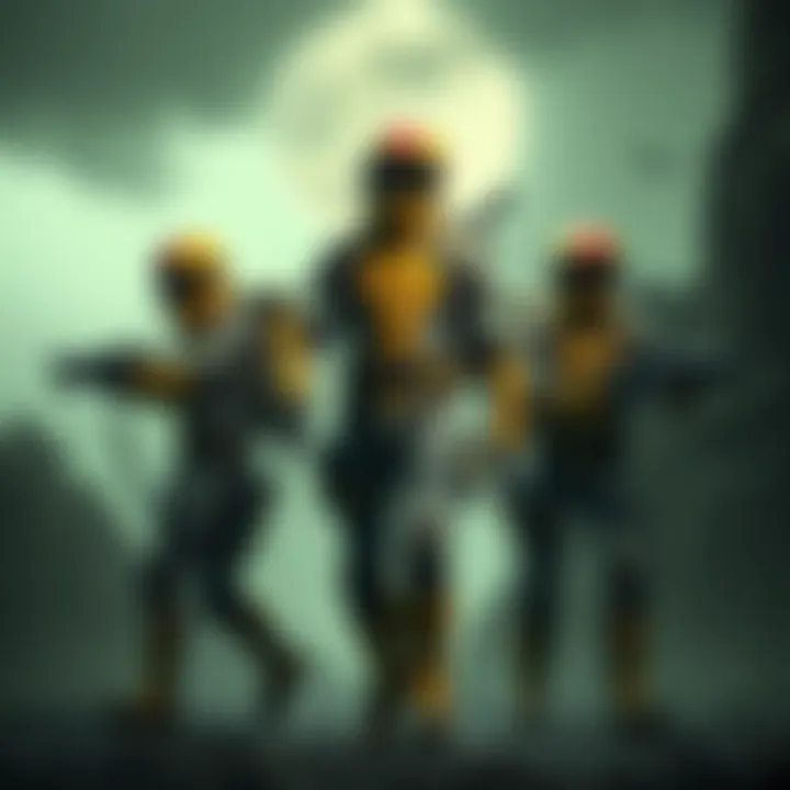 Radiation Suits in Action Gameplay scenario featuring a character in a radiation suit