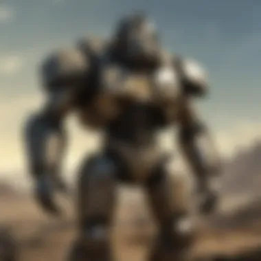Symbol of Technological Power A close-up of the Mechanist's iconic armor design