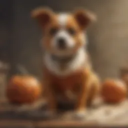 Pet-friendly apple and pumpkin pup pie