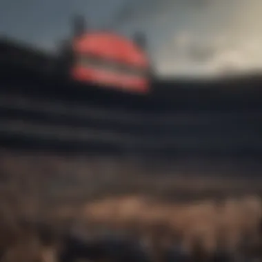 A vibrant view of Wrigley Field during a concert night with lights and crowd