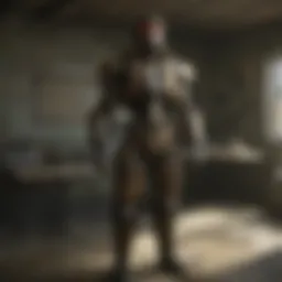 Futuristic medical facility in the Fallout universe